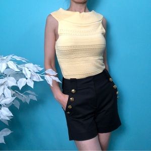 ⭐️NEW⭐️White House Black Market (WHBM) Yellow Sleeveless Sweater